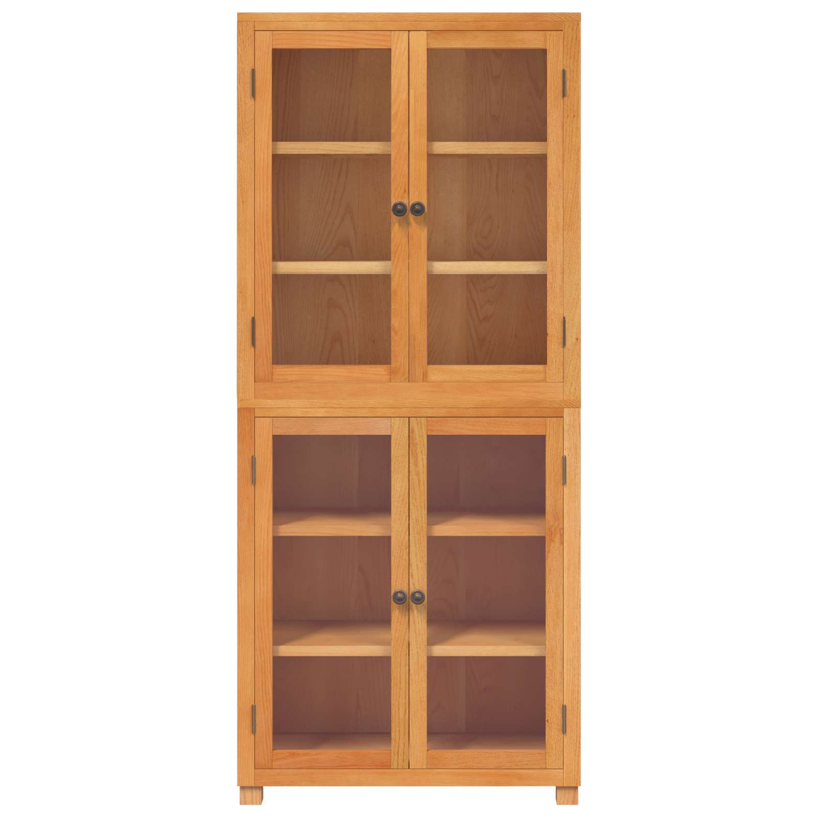 Set namještaja za pohranu 2 kom. Prirodna 80 x 35 x 185 cm