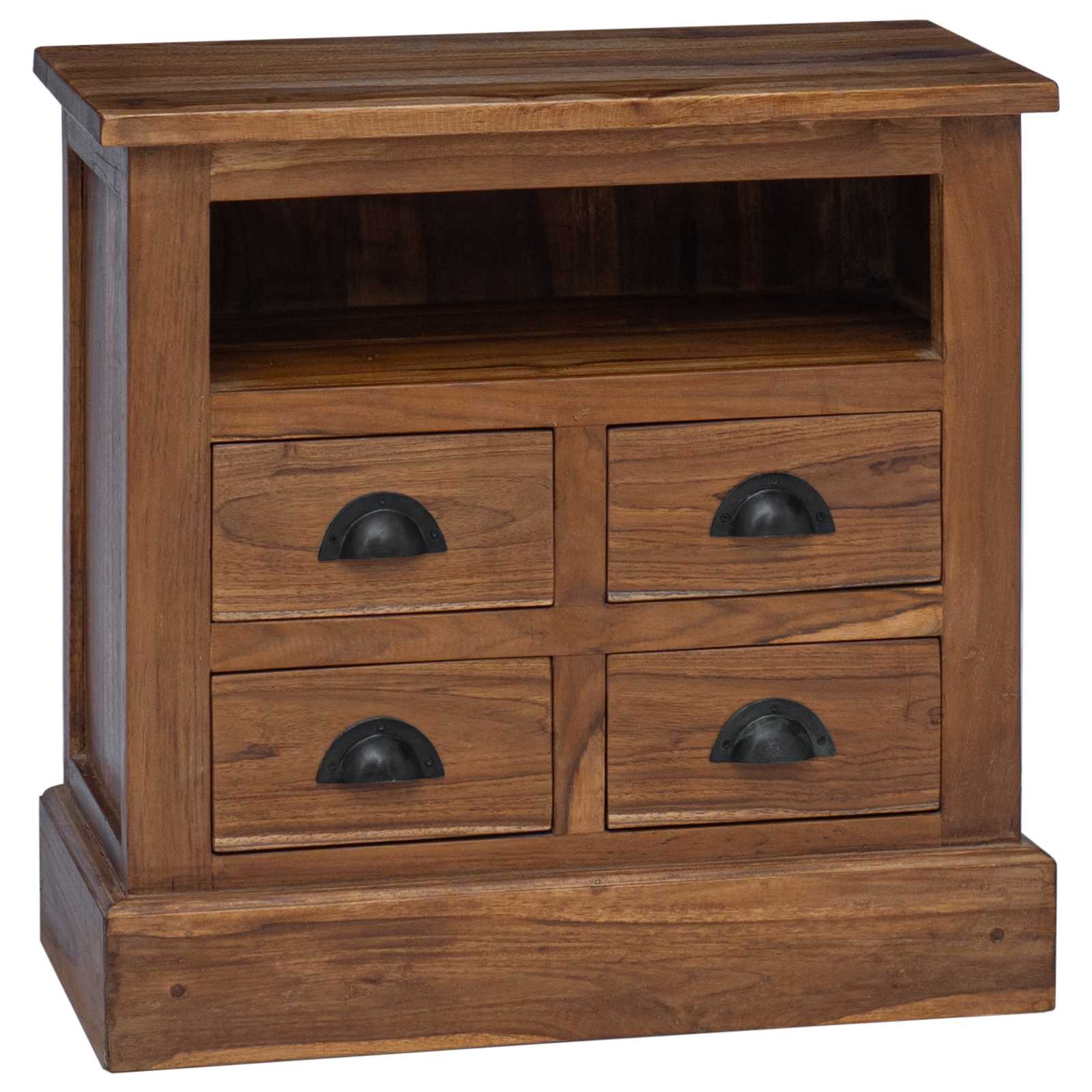 Ormarić za pohranu Prirodna 60 x 30 x 60 cm Čvrsto teak drvo