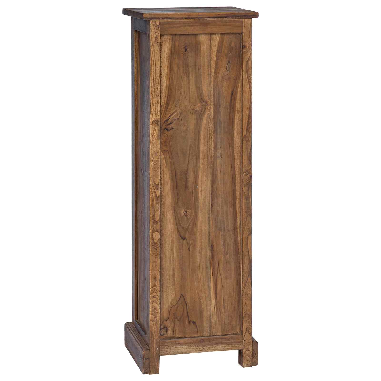 Komoda s ladicama Prirodna 35 x 30 x 110 cm Čvrsto teak drvo