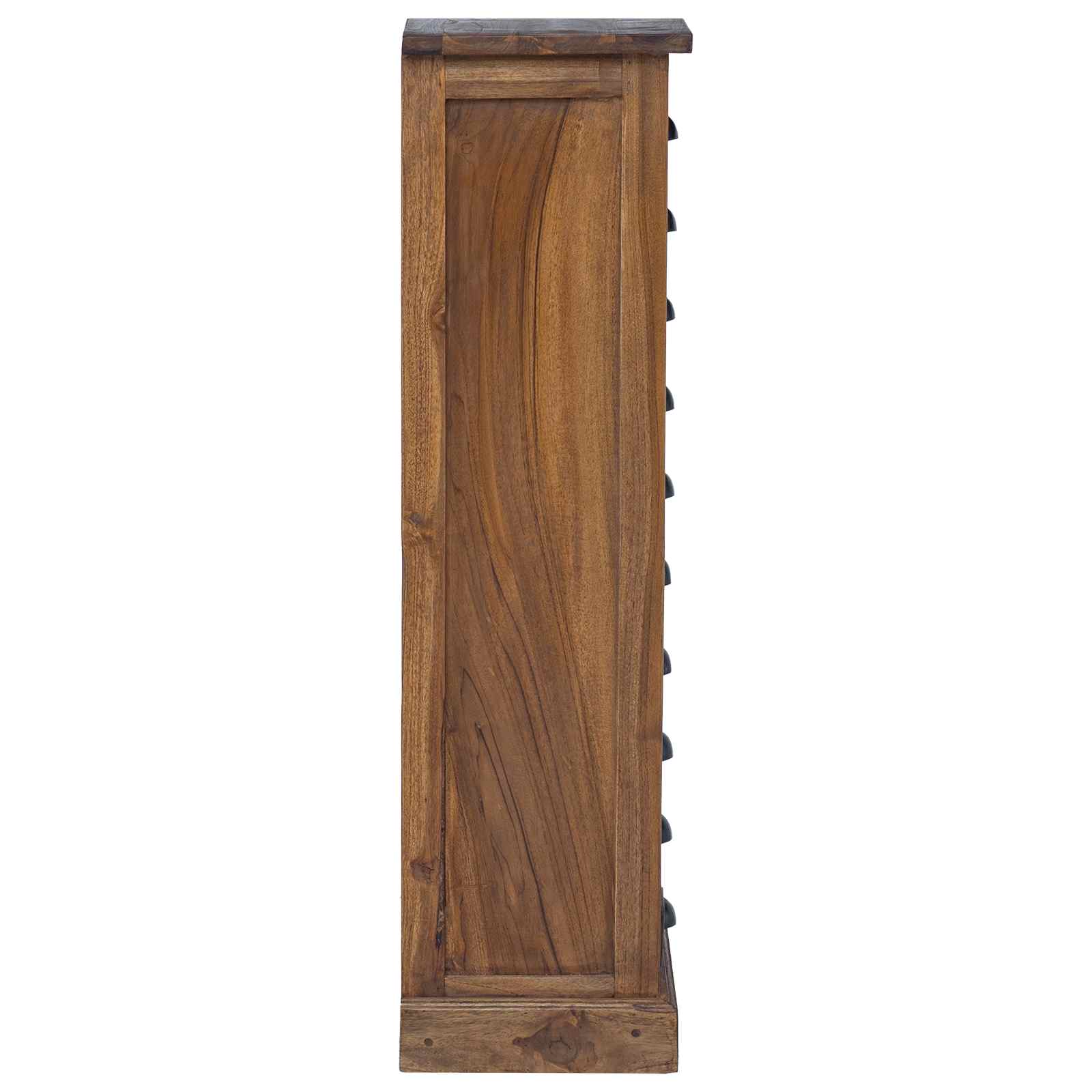 Komoda s ladicama Prirodna 35 x 30 x 110 cm Čvrsto teak drvo