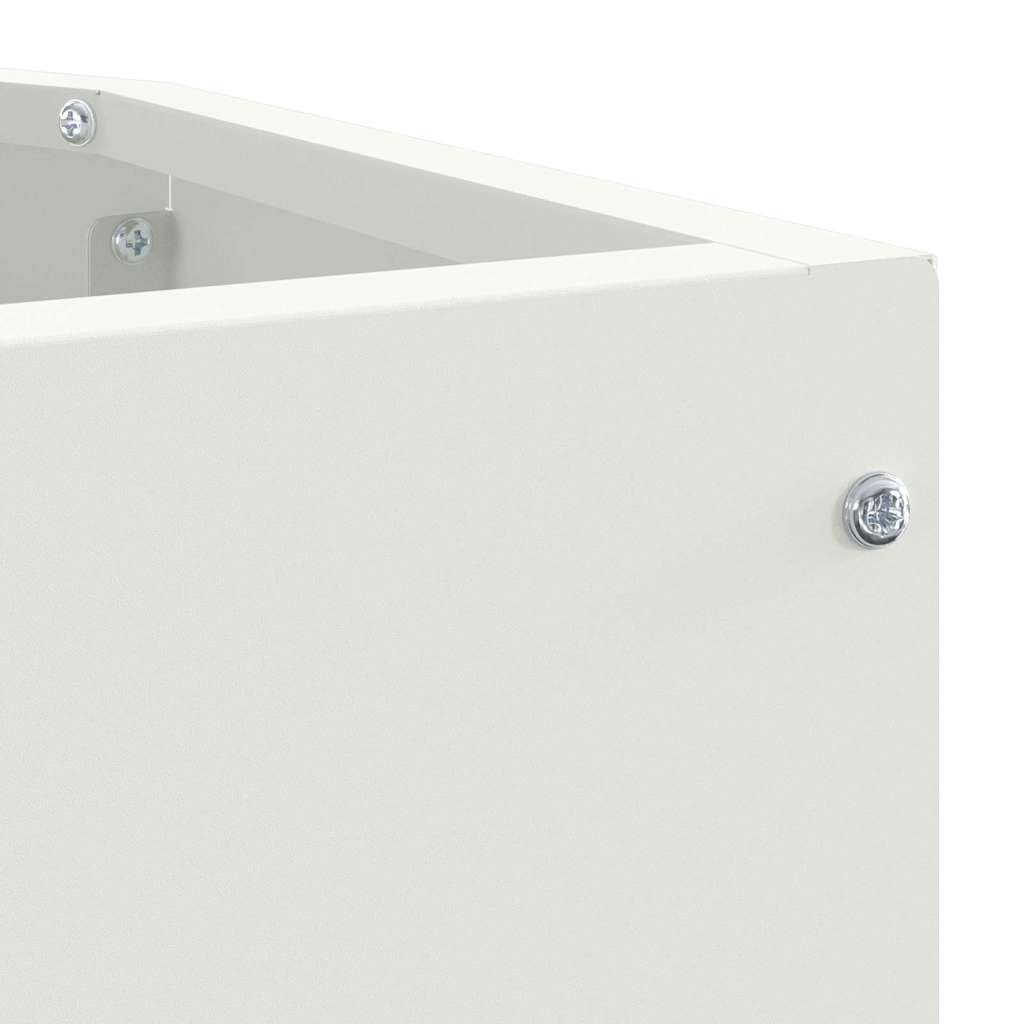 Kutni Sadič Bijelo 45 x 45 x 35 cm Čelik