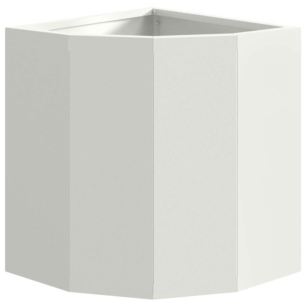 Kutni Sadič Bijelo 30 x 30 x 35 cm Čelik