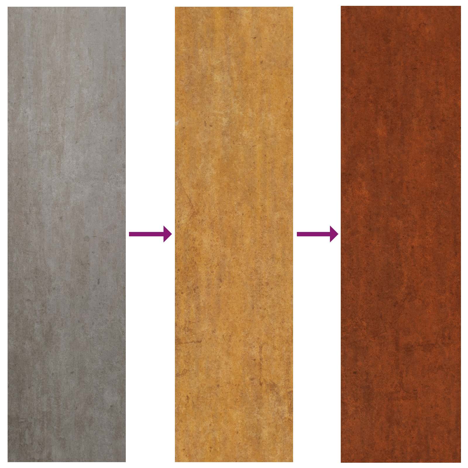 Kutni Sadič Rđa 30 x 30 x 50 cm Otporni čelik