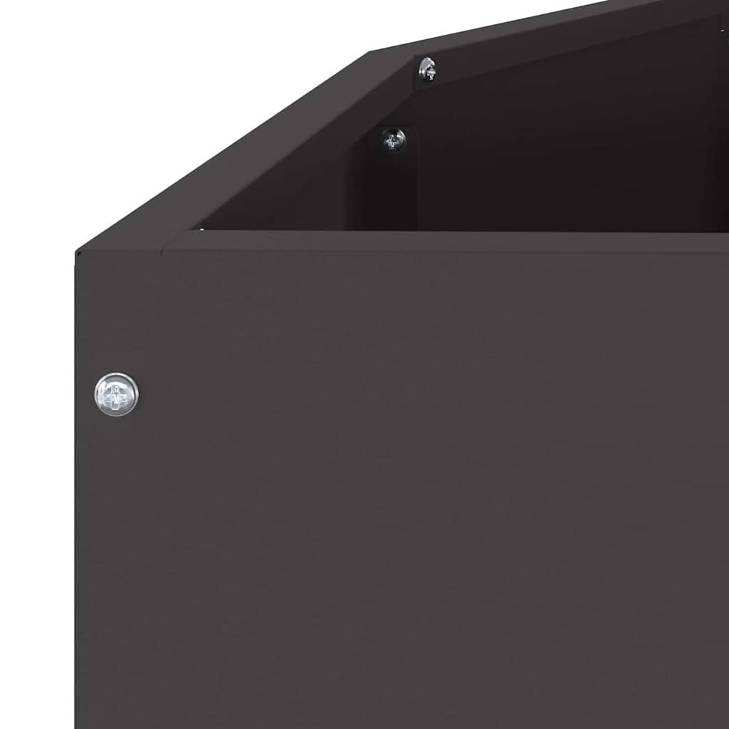 Sadilica Crna 120 x 60 x 35 cm Čelik
