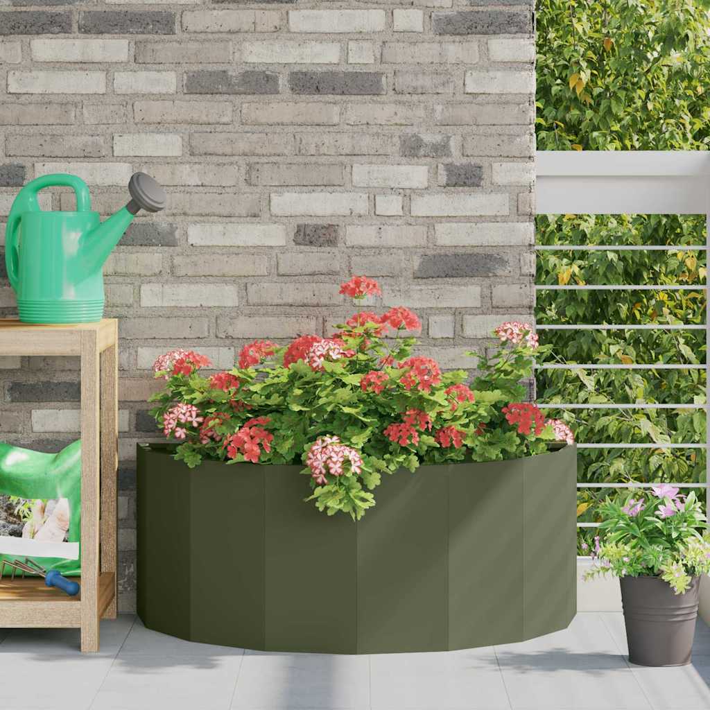 Sadilica Maslinasto zelena 90 x 45 x 35 cm Čelik