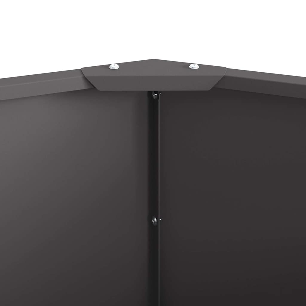 Sadilica Crna 90 x 90 x 35 cm Čelik