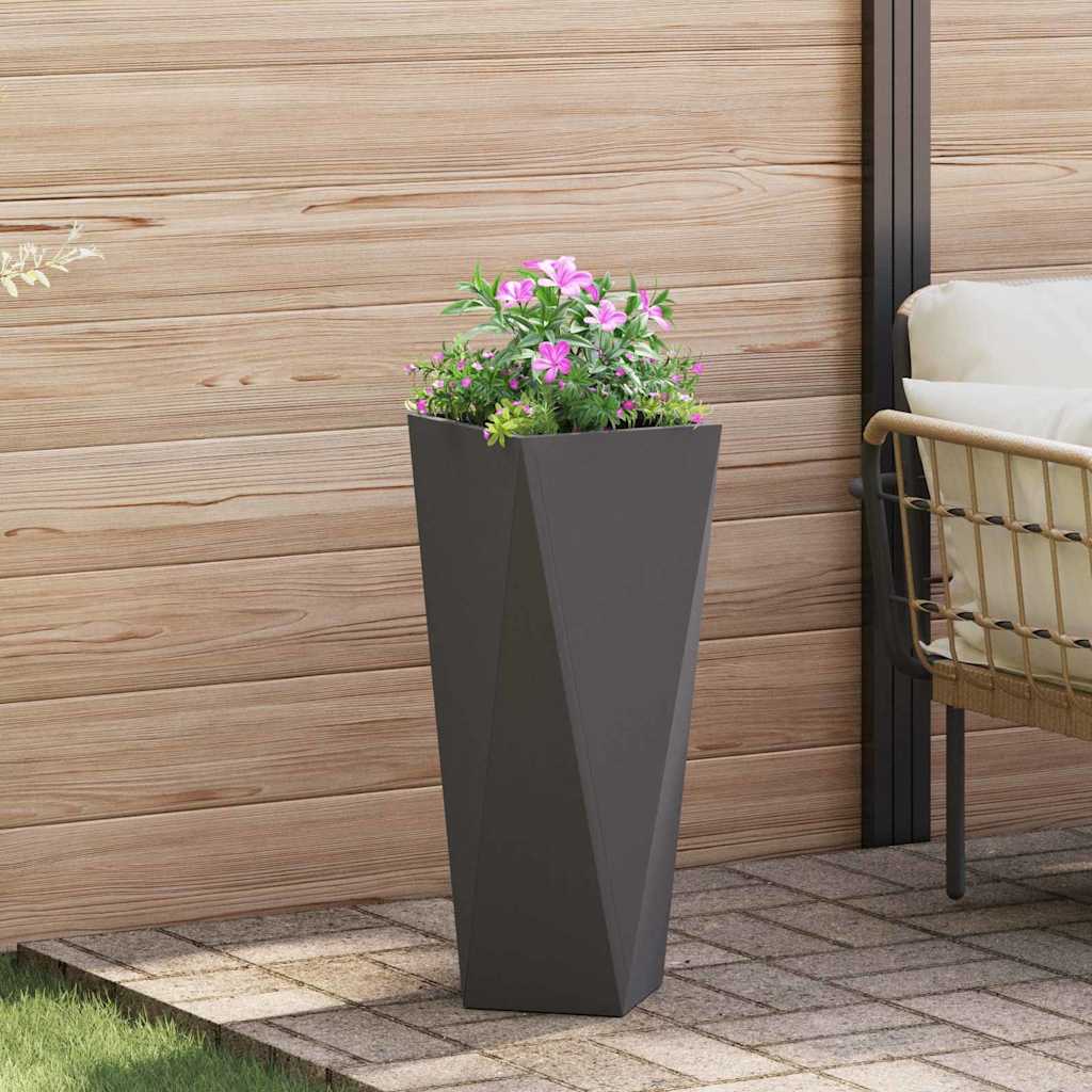 Sadilica 2 pcs Crna 30 x 30 x 75 cm Čelik
