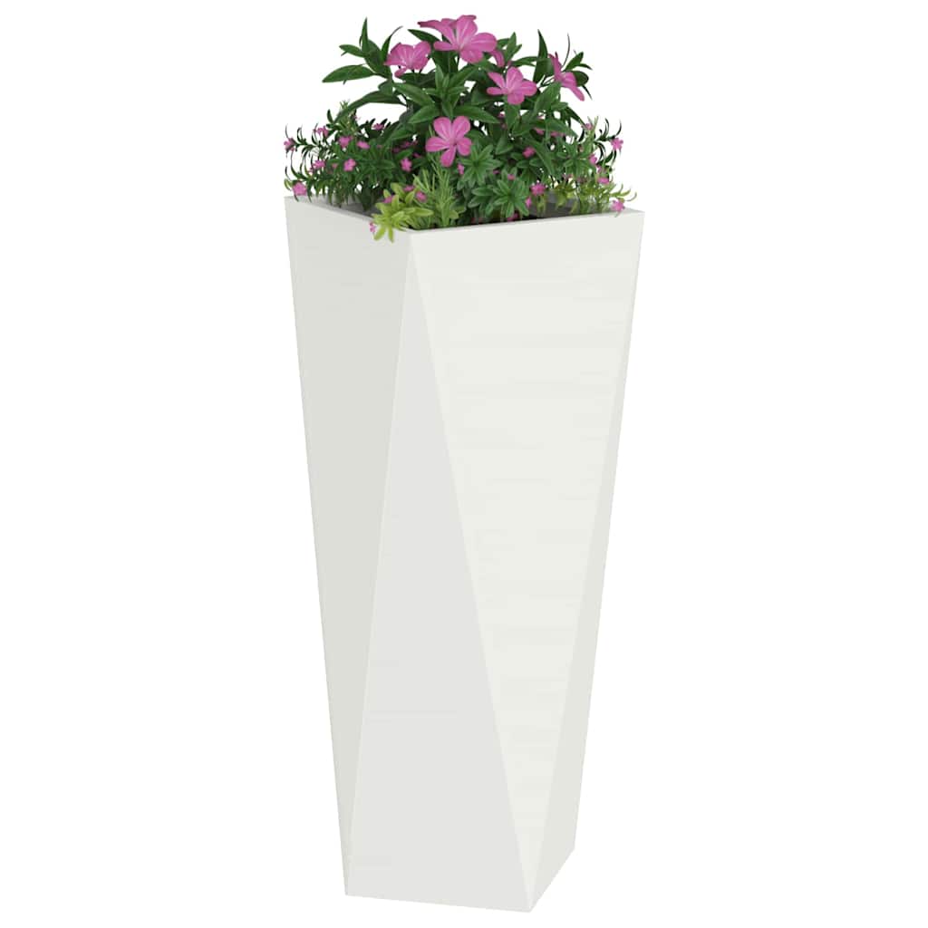 Sadilica 2 pcs Bijelo 30 x 30 x 75 cm Čelik