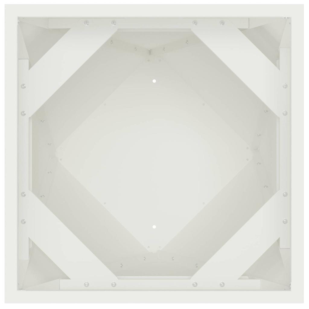 Sadilica 2 pcs Bijelo 30 x 30 x 75 cm Čelik