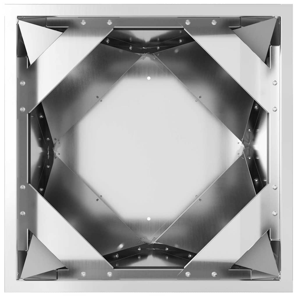 Sadilica 2 pcs Srebrno 40 x 40 x 75 cm Cinkani čelik