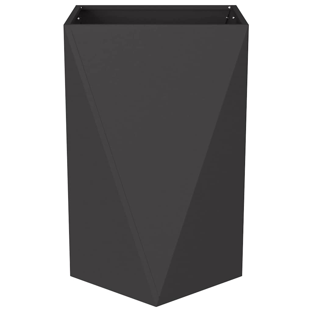 Sadilica 2 pcs Crna 50 x 50 x 75 cm Čelik