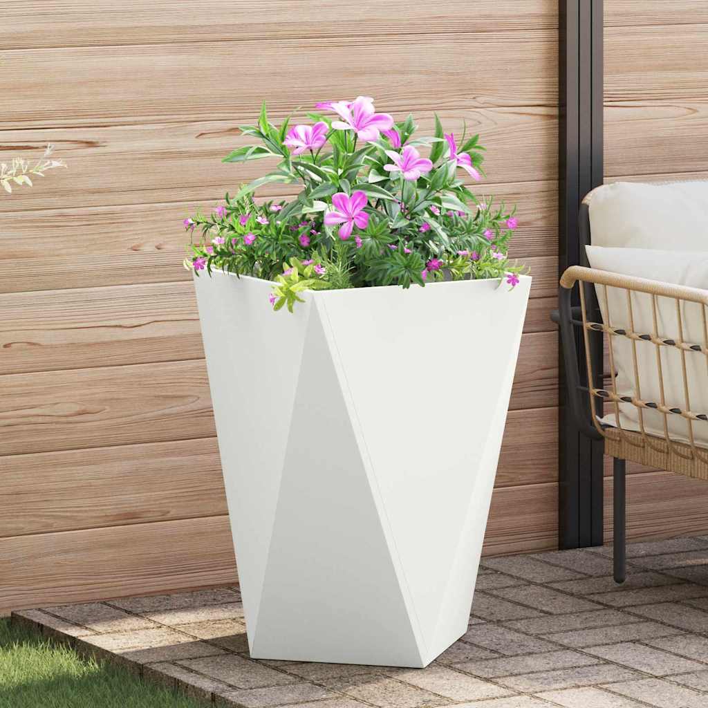 Sadilica 2 pcs Bijelo 50 x 50 x 75 cm Čelik
