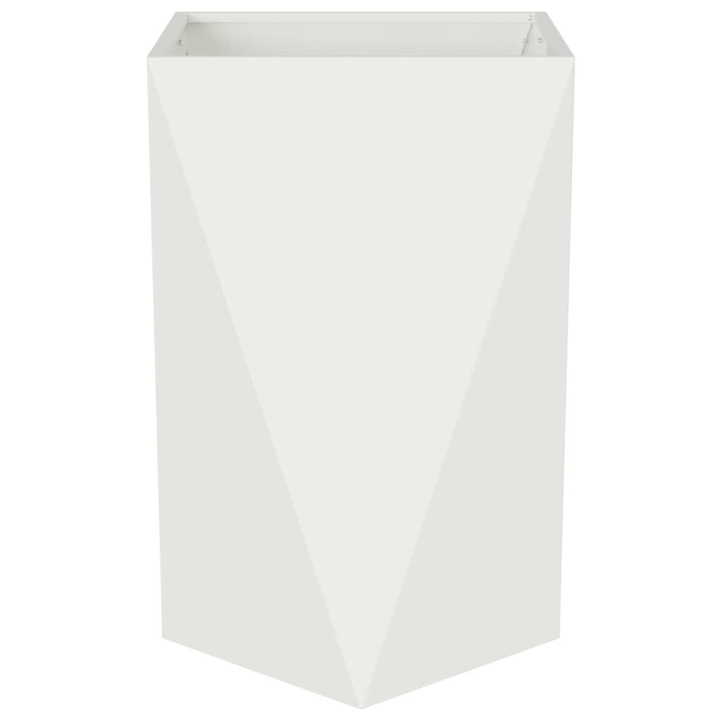 Sadilica 2 pcs Bijelo 50 x 50 x 75 cm Čelik