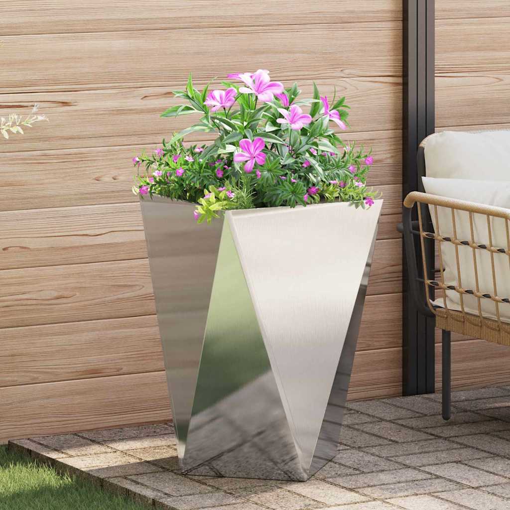 Sadilica 2 pcs Srebrno 50 x 50 x 75 cm Nehrđajući čelik