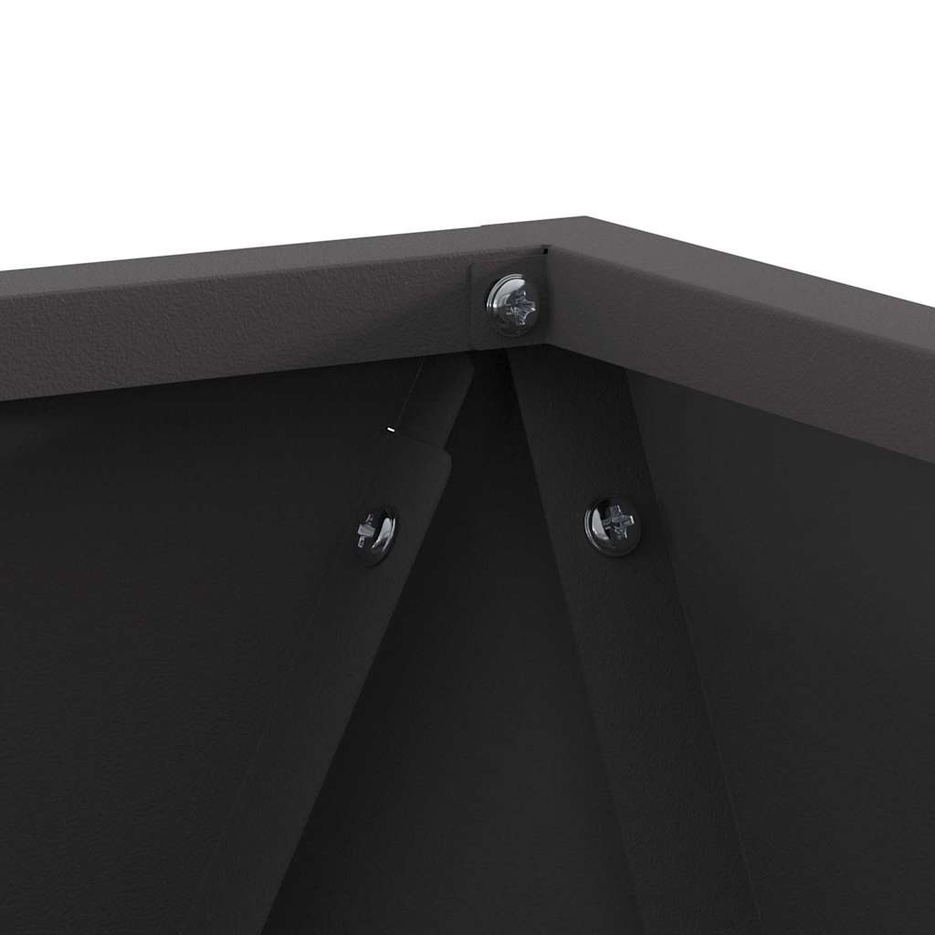 Sadilica 2 pcs Crna 30 x 30 x 30 cm Čelik