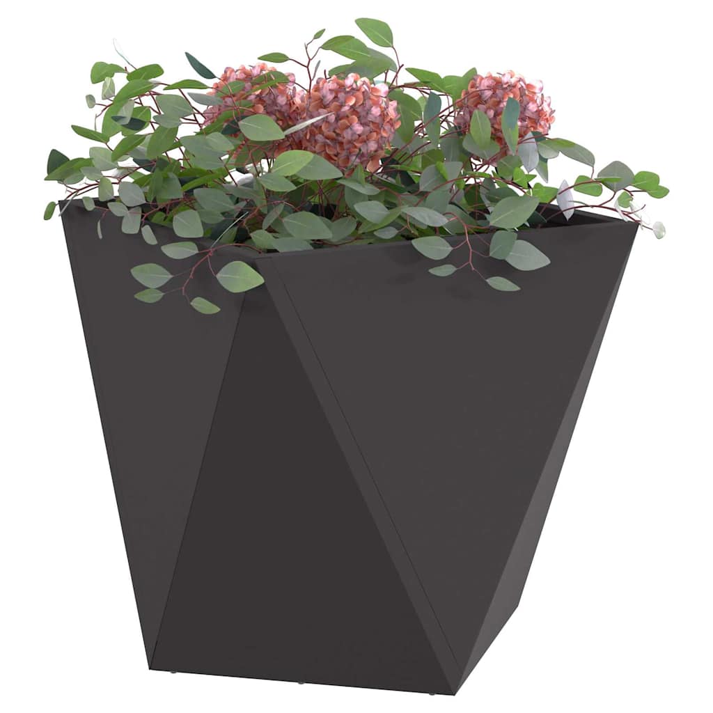 Sadilica 2 pcs Crna 40 x 40 x 40 cm Čelik
