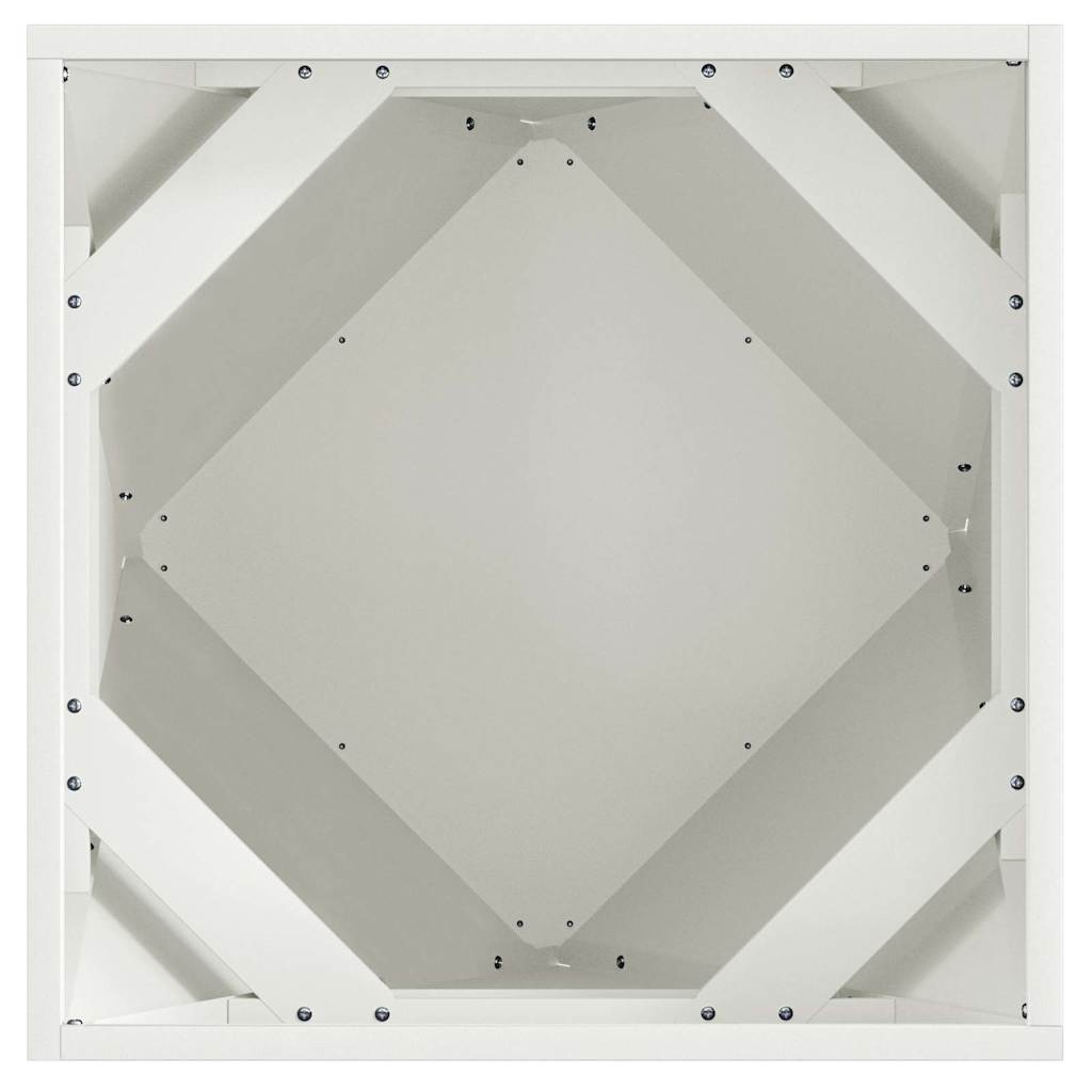 Sadilica 2 pcs Bijelo 50 x 50 x 50 cm Čelik