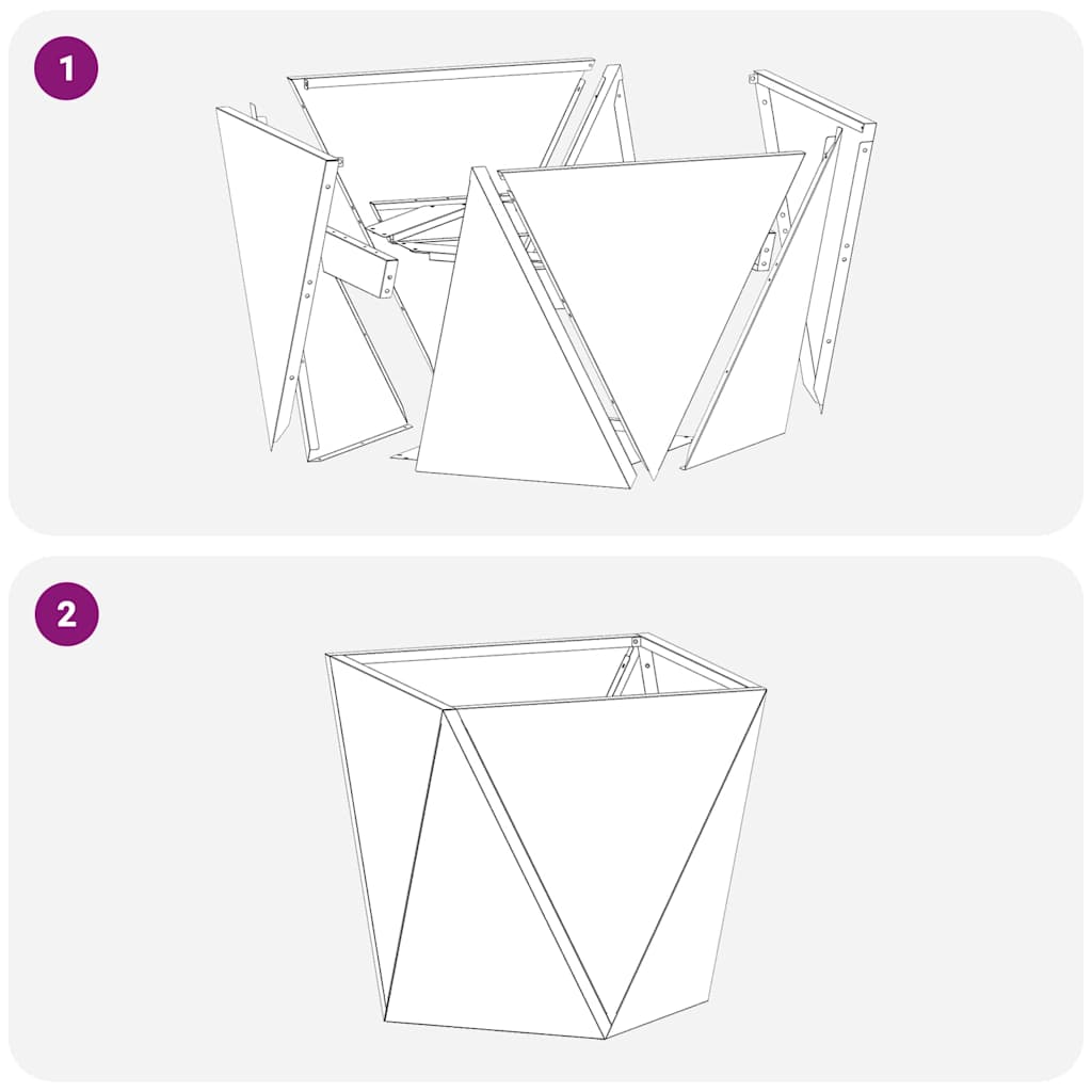 Sadilica Srebrno 50 x 50 x 50 cm Nehrđajući čelik