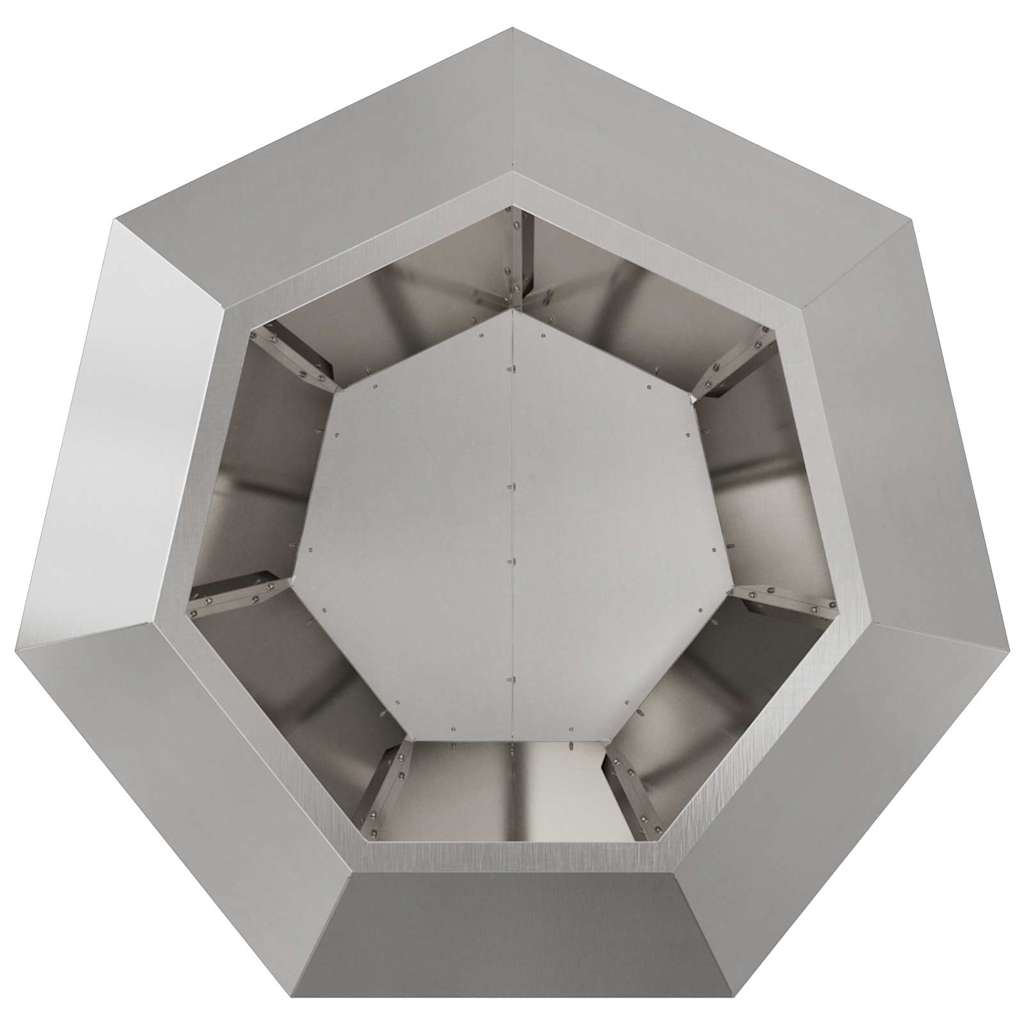 Sadilica 2 pcs Srebrno 75 x 75 x 60 cm Nehrđajući čelik