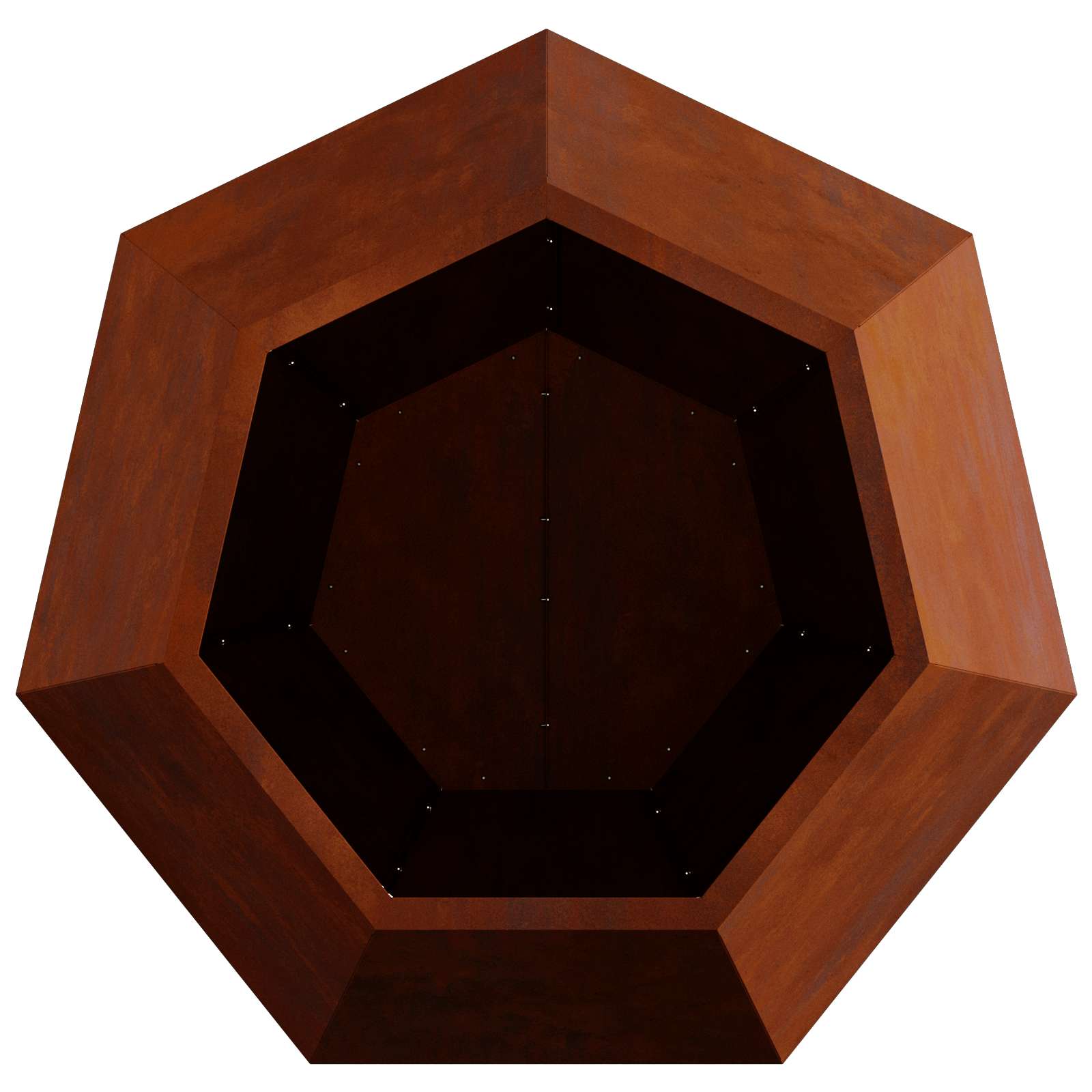 Sadilica 2 pcs Rđa 75 x 75 x 60 cm