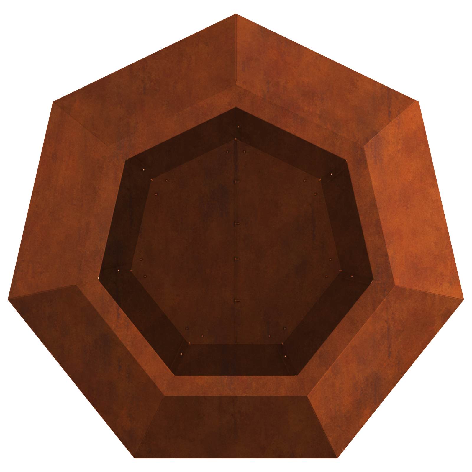 Sadilica 2 pcs Rđa 50 x 50 x 40 cm