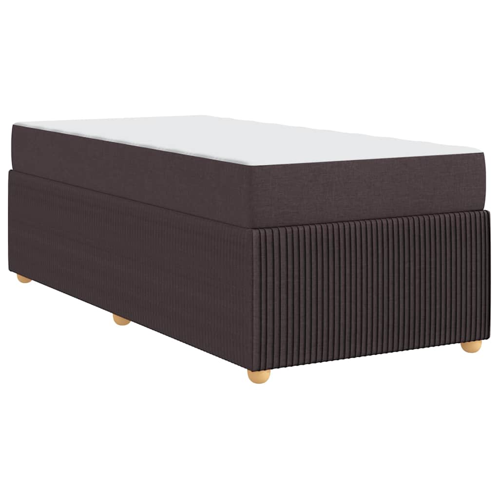 Krevetna konstrukcija Tamno smeđa 80 x 200 cm tkanina