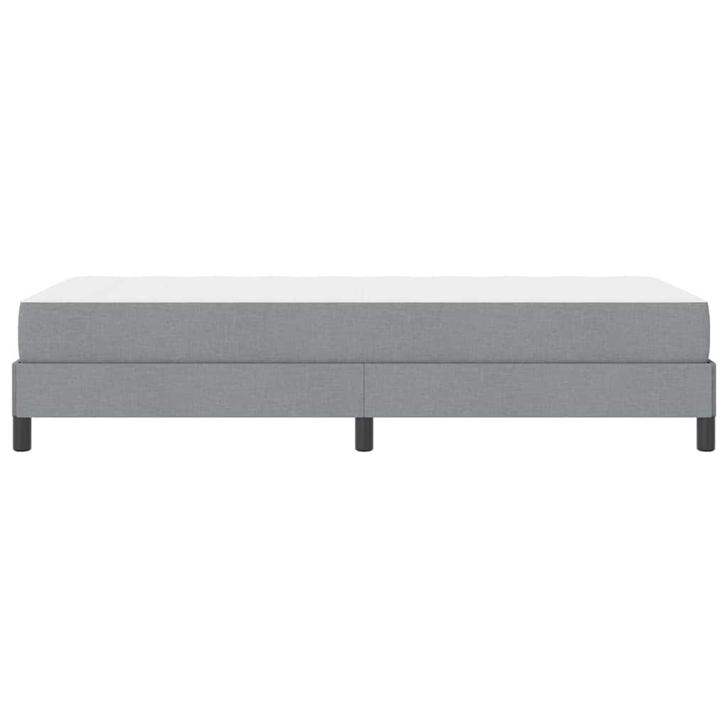 Krevet s opruga kutije Svijetlo siva 80 x 200 cm tkanina