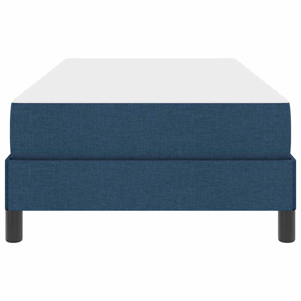 Krevet s opruga kutije s madracem Plava 100 x 200 cm tkanina