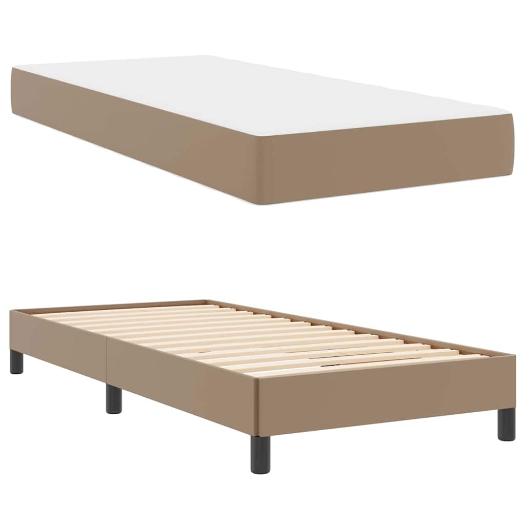 Krevetna konstrukcija Boja cappuccina 80 x 200 cm tkanina
