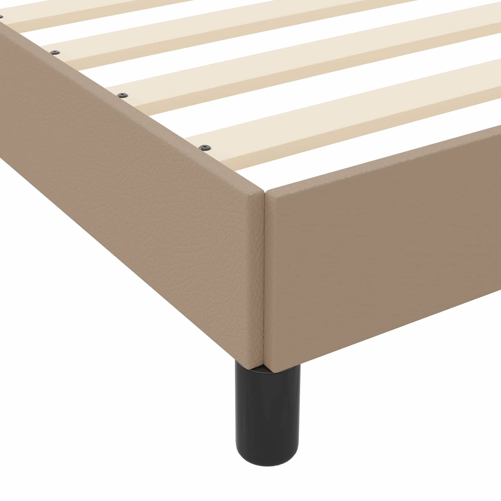 Krevetna konstrukcija Boja cappuccina 90 x 190 cm tkanina