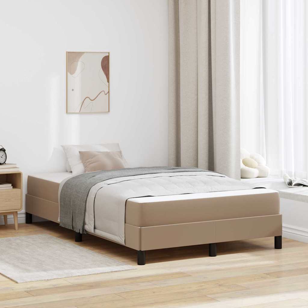 Krevetna konstrukcija Boja cappuccina 120 x 190 cm tkanina