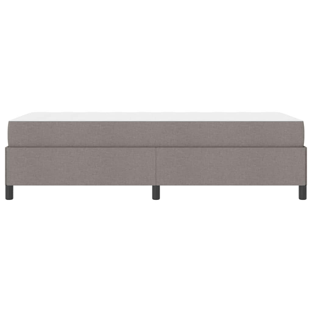 Krevet s opruga kutije Sivo-smeđa 80 x 200 cm tkanina