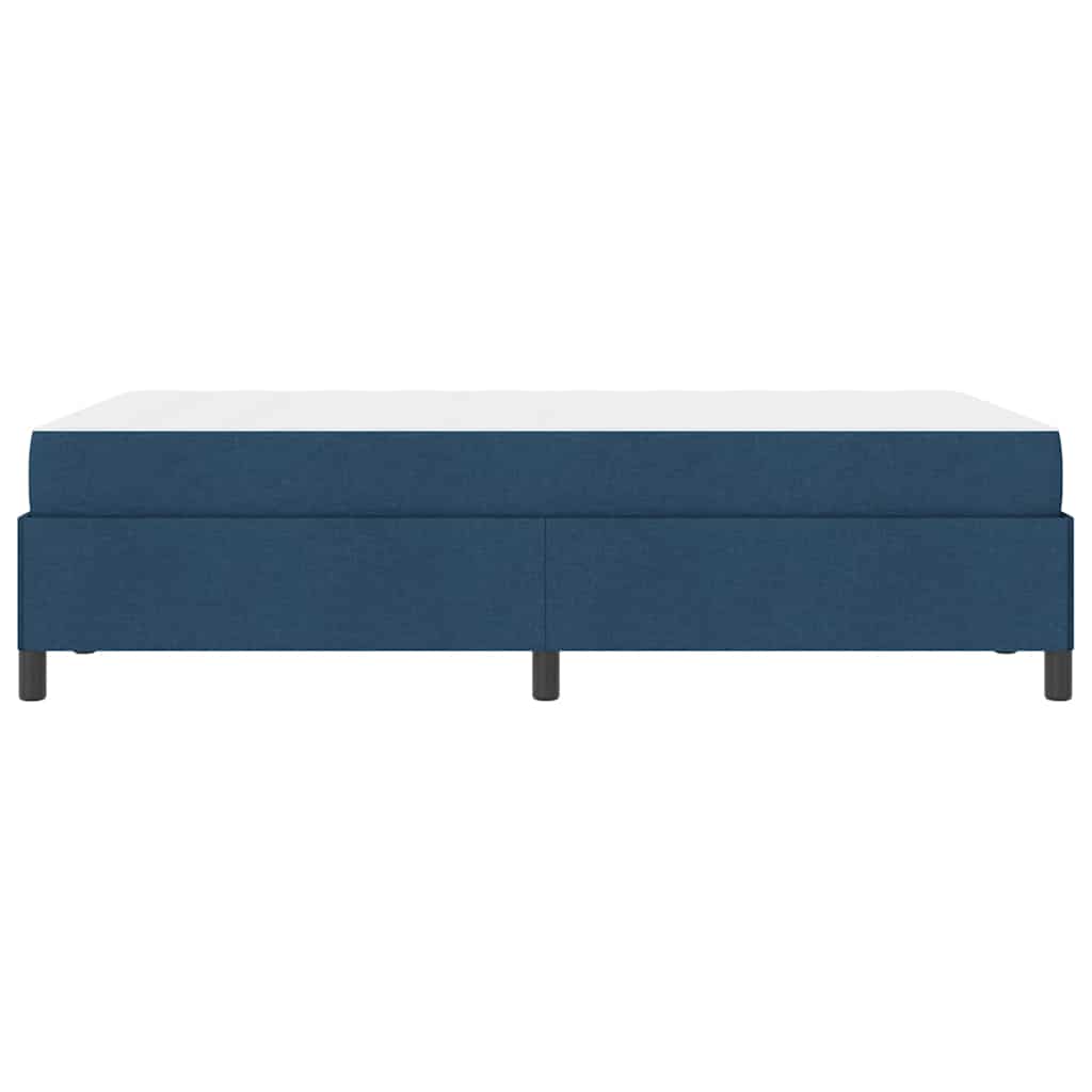 Krevet s opruga kutije Plava 120 x 200 cm tkanina