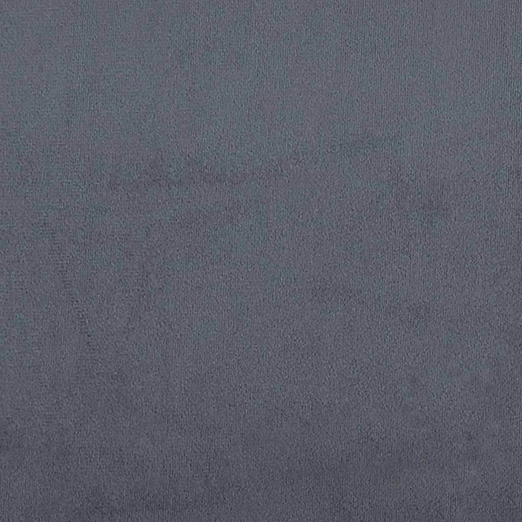 Krevet s opruga kutije Tamno siva 200 x 200 cm Baršun