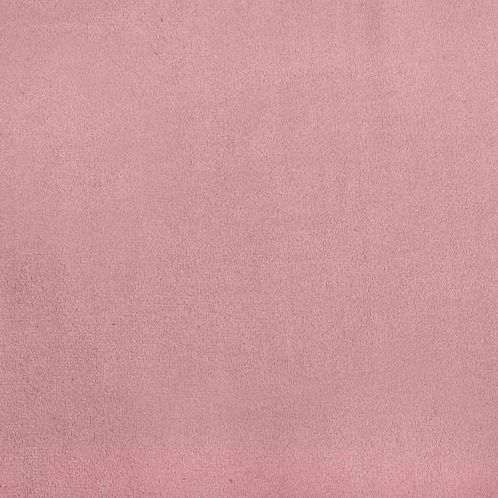 Krevet s opruga kutije s madracem Ružičasta 200 x 200 cm Baršun