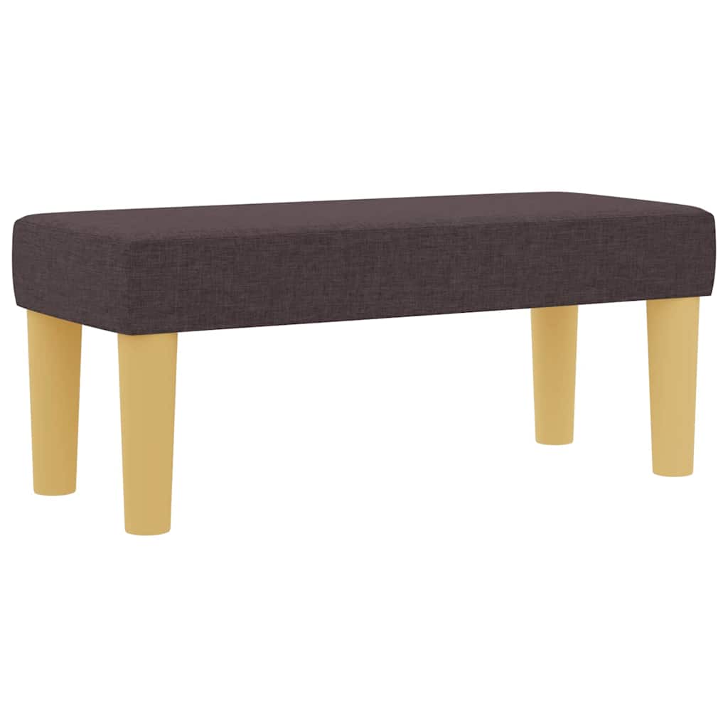Krevet s opruga kutije Tamno smeđa 200 x 90 cm tkanina