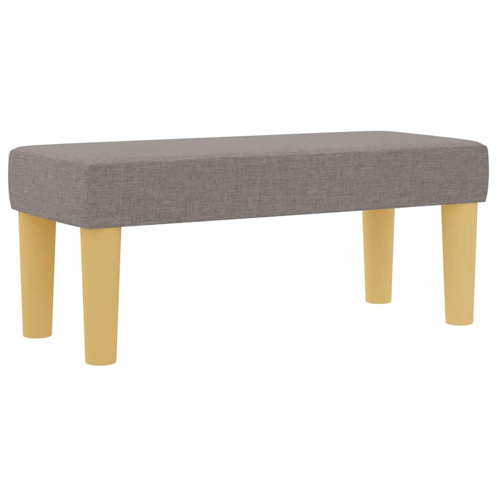 Krevet s opruga kutije Sivo-smeđa 200 x 100 cm tkanina