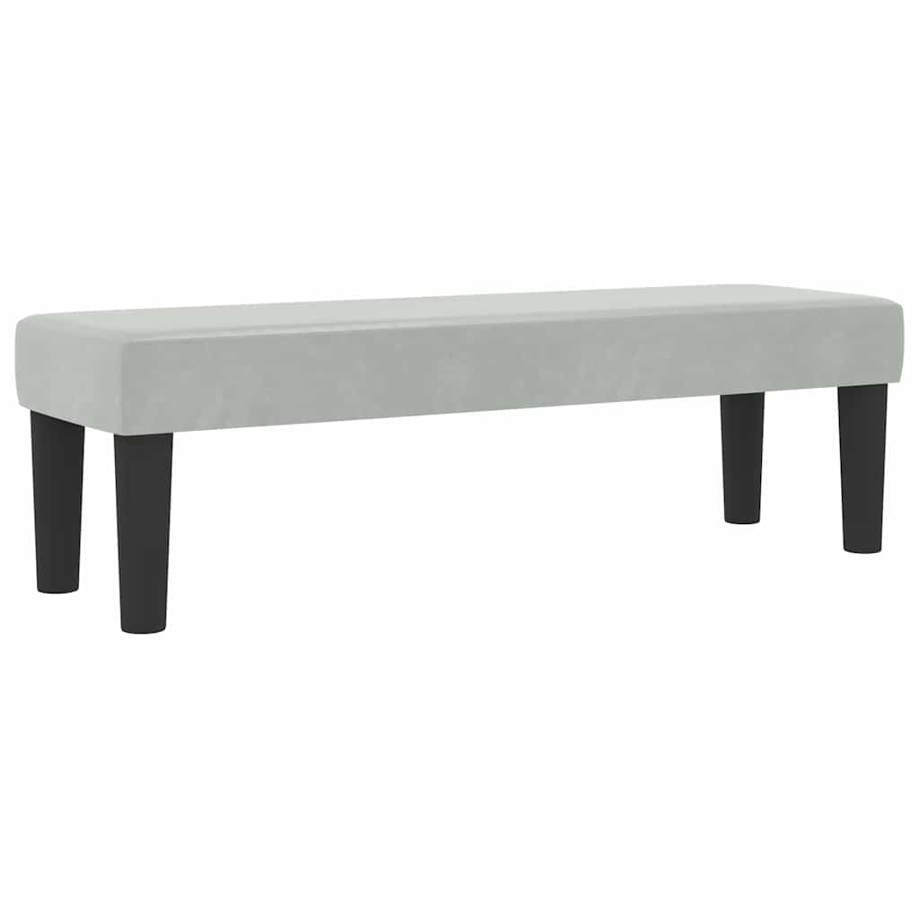 Krevet s opruga kutije Svjetlosiva 200 x 140 cm Baršun