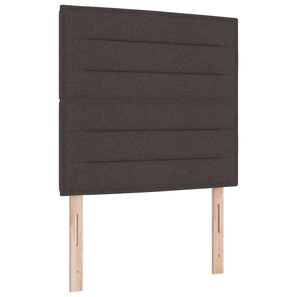 Krevetna konstrukcija Tamno smeđa 100 x 200 cm tkanina