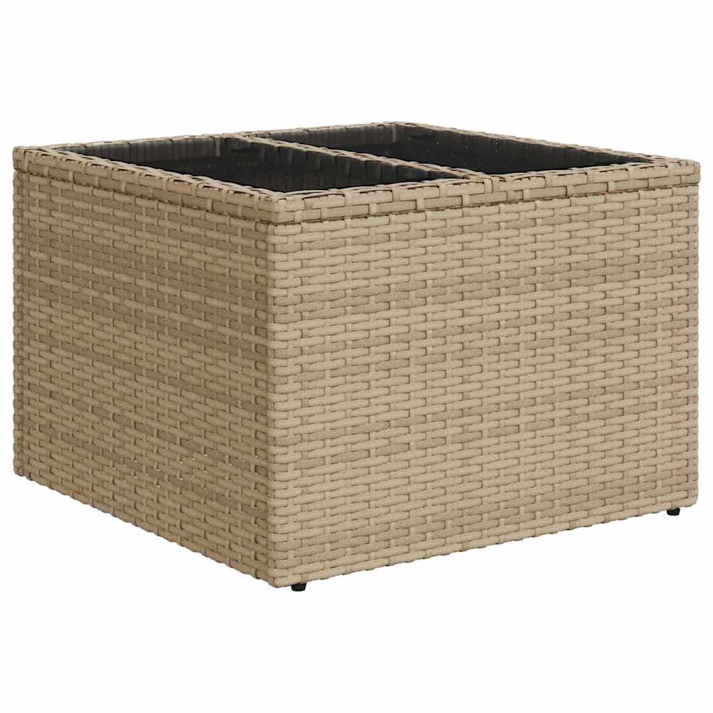 Sjedeća garnitura za vrt s pohranom 5 pcs Crna poliratan