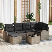 Set sofe s jastukom s pohranom 7 pcs Siva poliratan