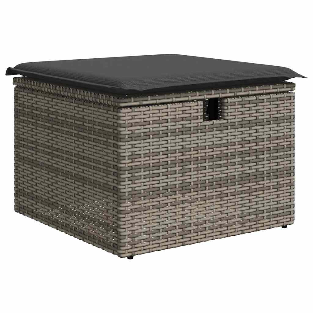 Set sofe s jastukom s pohranom Siva poliratan