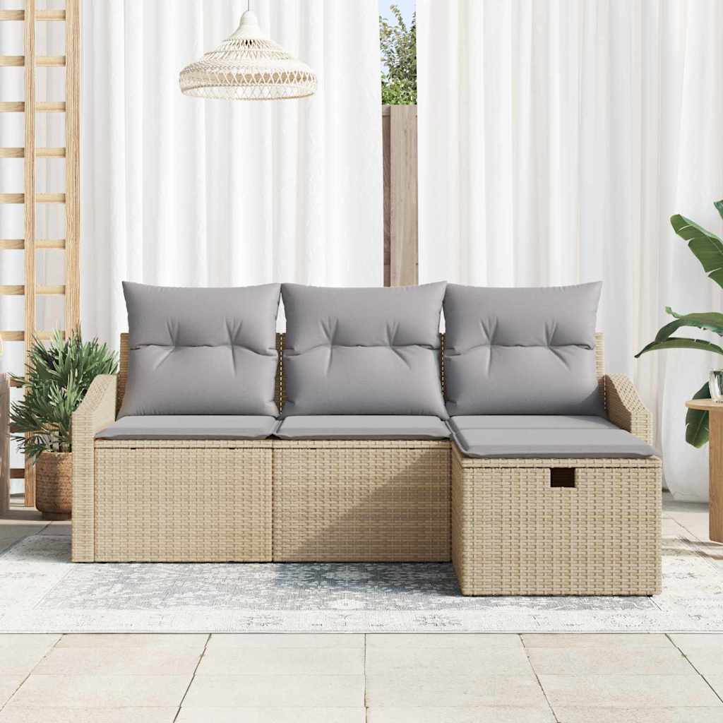 Set sofe s jastukom 4 pcs poliratan