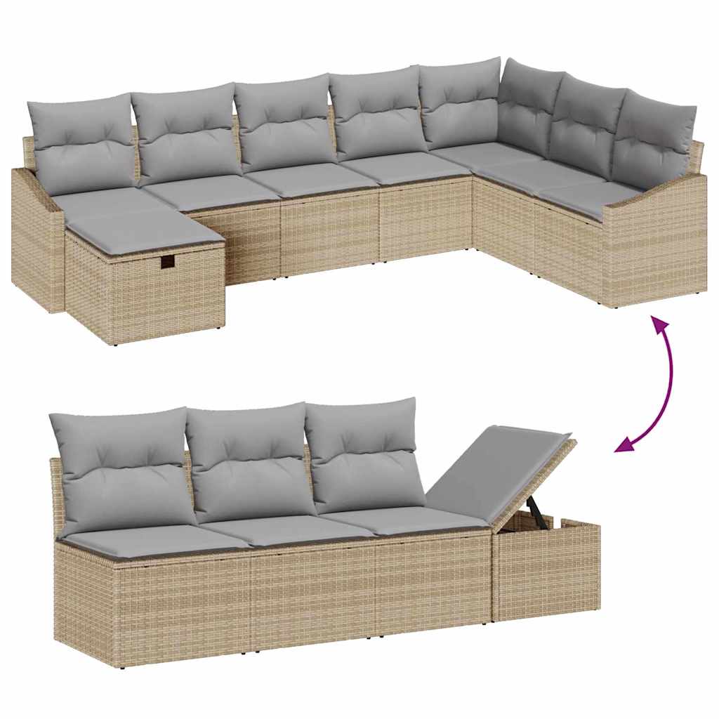 Set sofe s jastukom 8 pcs poliratan