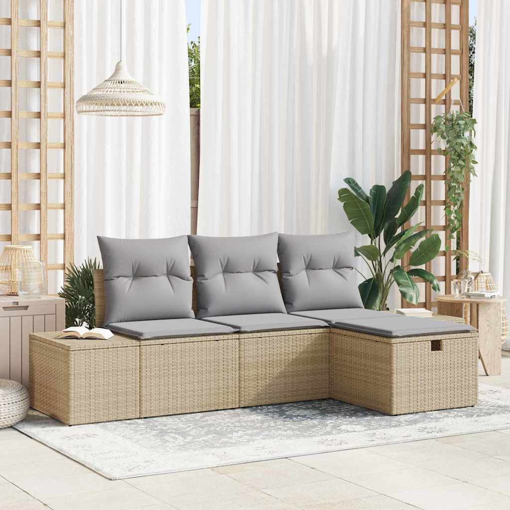 Set sofe s jastukom 4 pcs poliratan