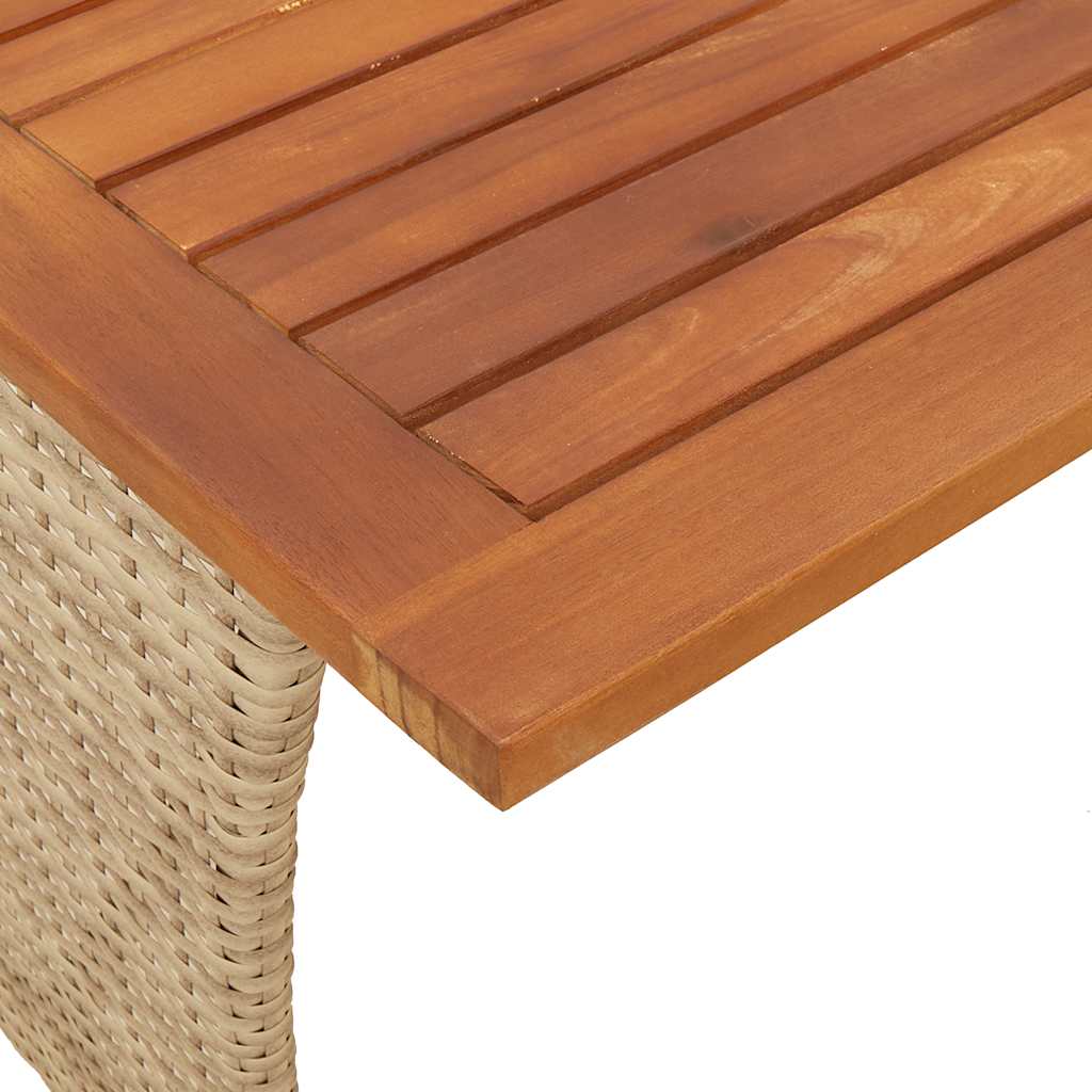 4-dijelni set vrtnih sofa s jastucima bež od poliratana