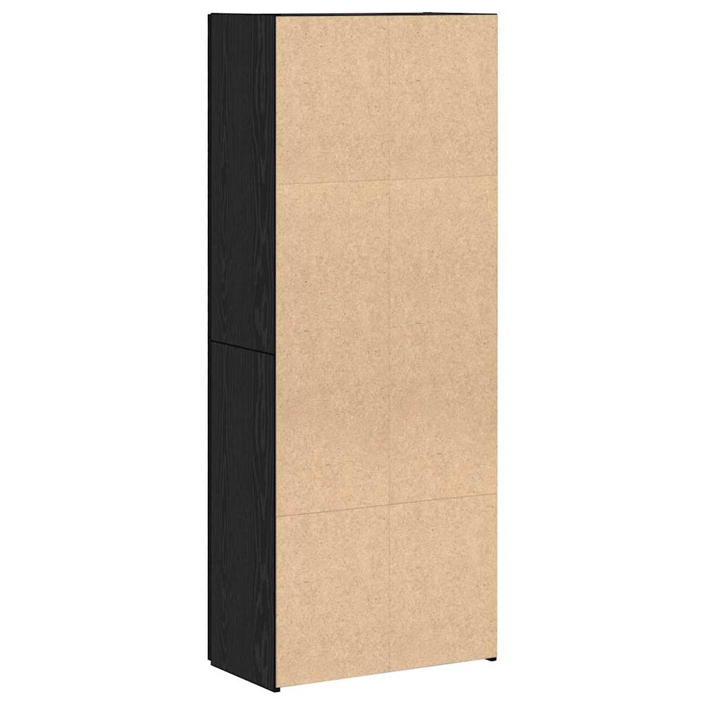 Uredski ormar Crni hrast 60 x 32 x 152,5 cm Konstruirano drvo