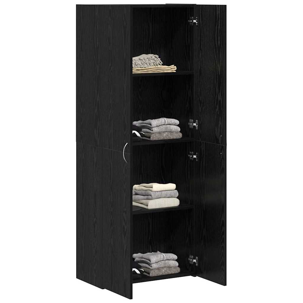 Uredski ormar Crni hrast 60 x 32 x 152,5 cm Konstruirano drvo