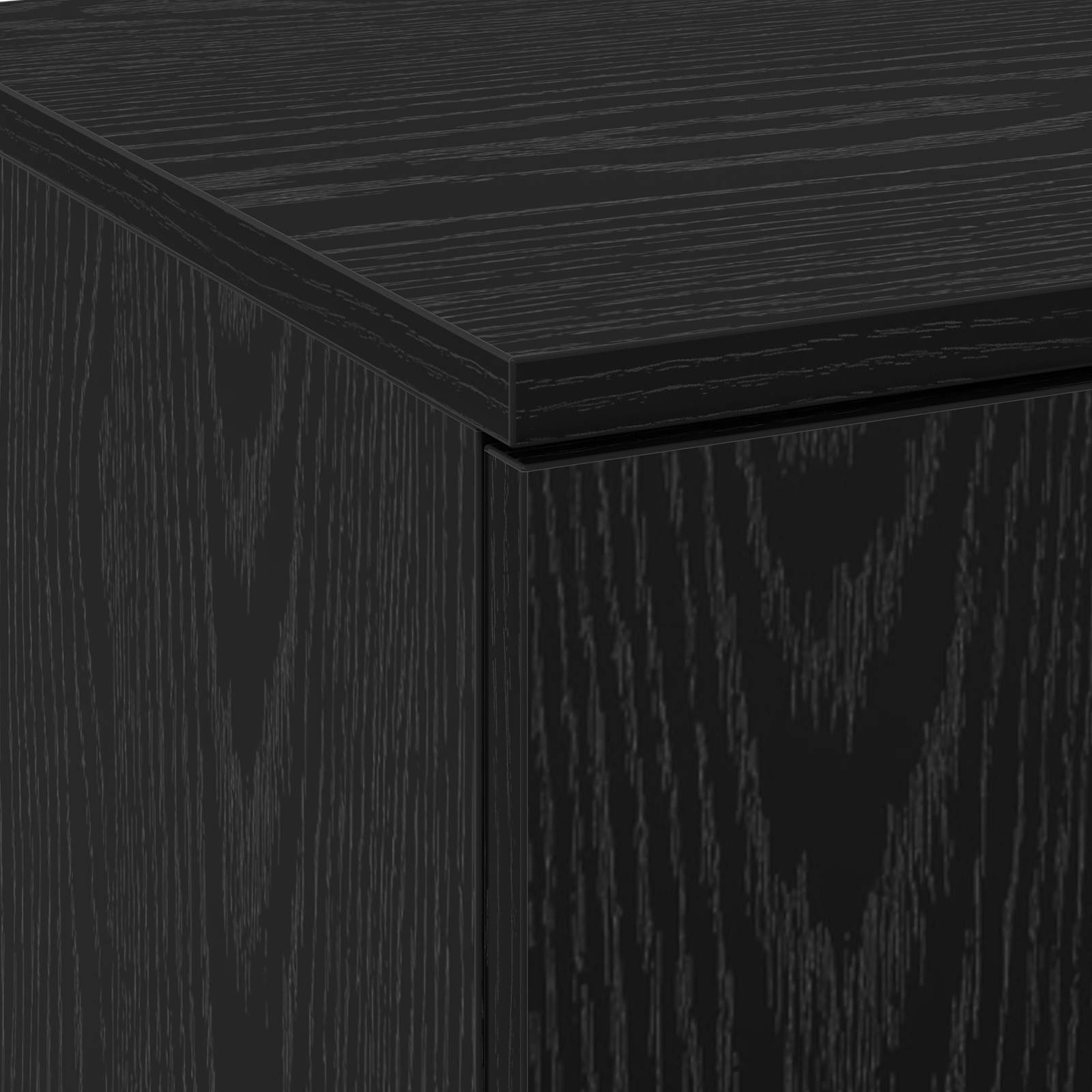 Highboard Crni hrast 70 x 33.5 x 180 cm Konstruirano drvo
