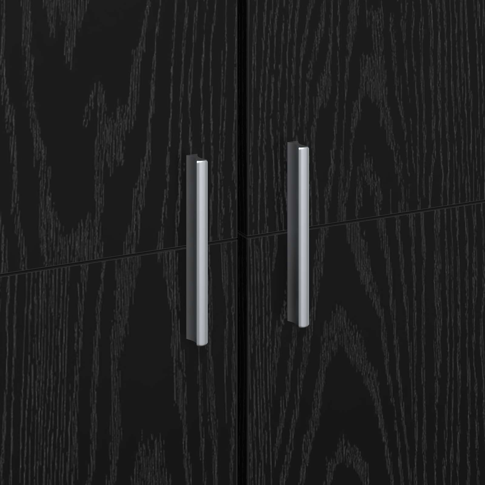 Highboard Crni hrast 70 x 33.5 x 180 cm Konstruirano drvo